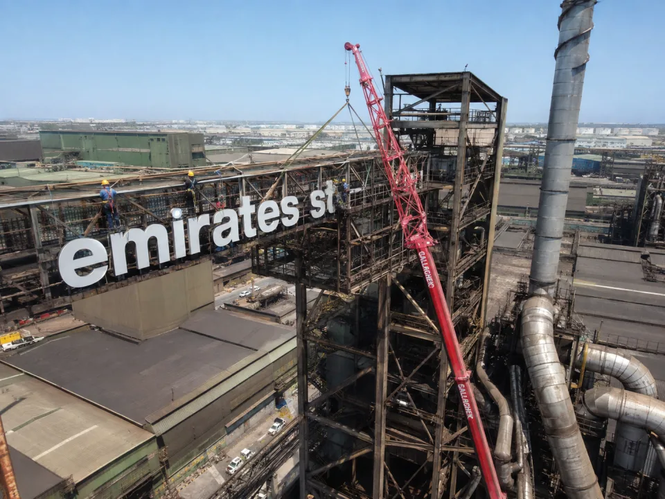 Emirates Steel  Sign Fabrication and installation