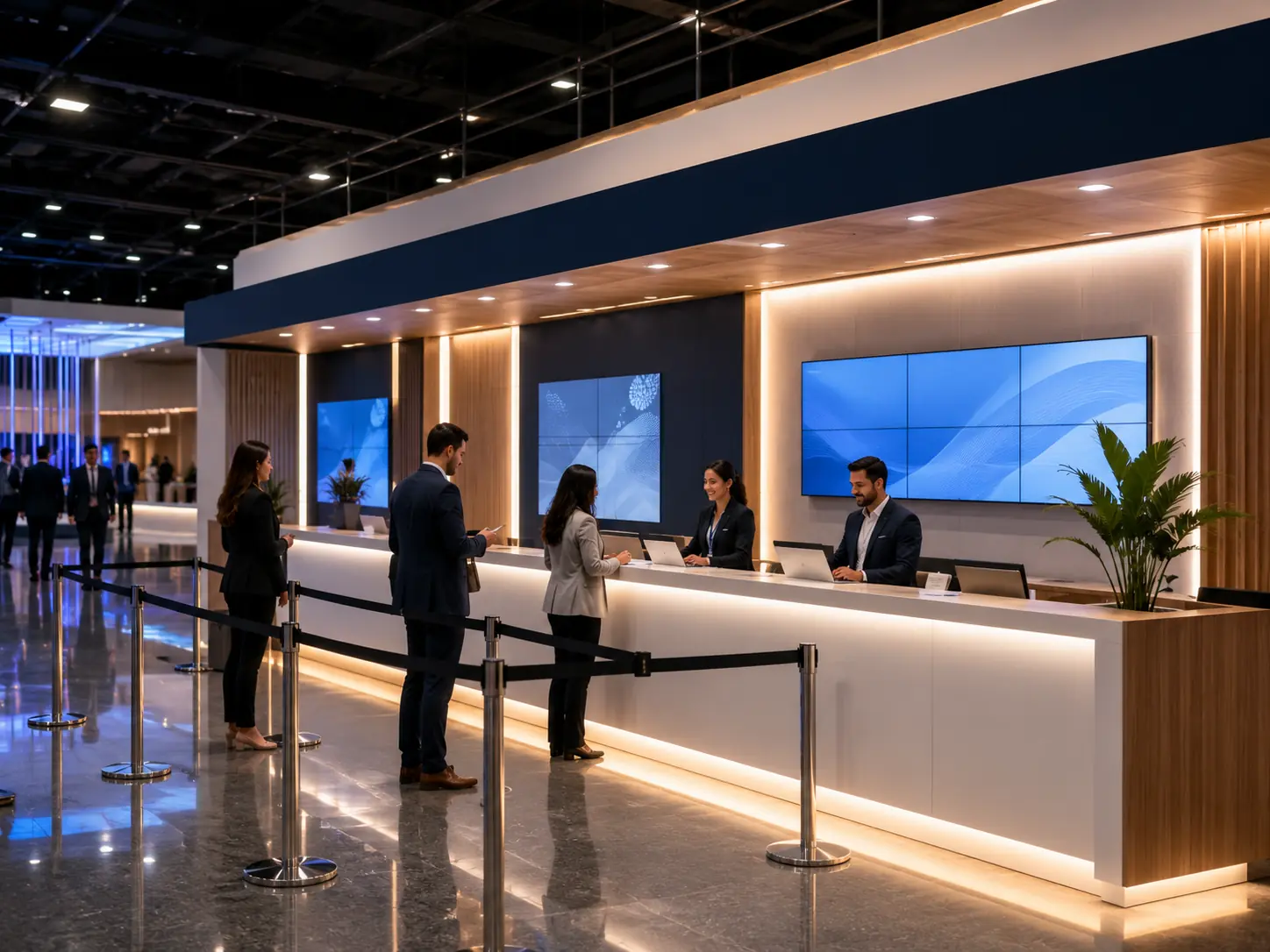 Registration & Information Counters